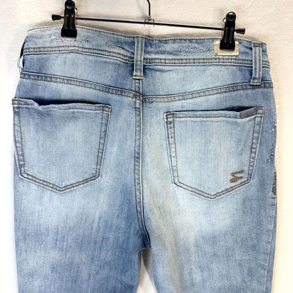 Seven7 Audrey Skimmer Jean Capris Womens‎ Size 8 - Picture 4 of 12